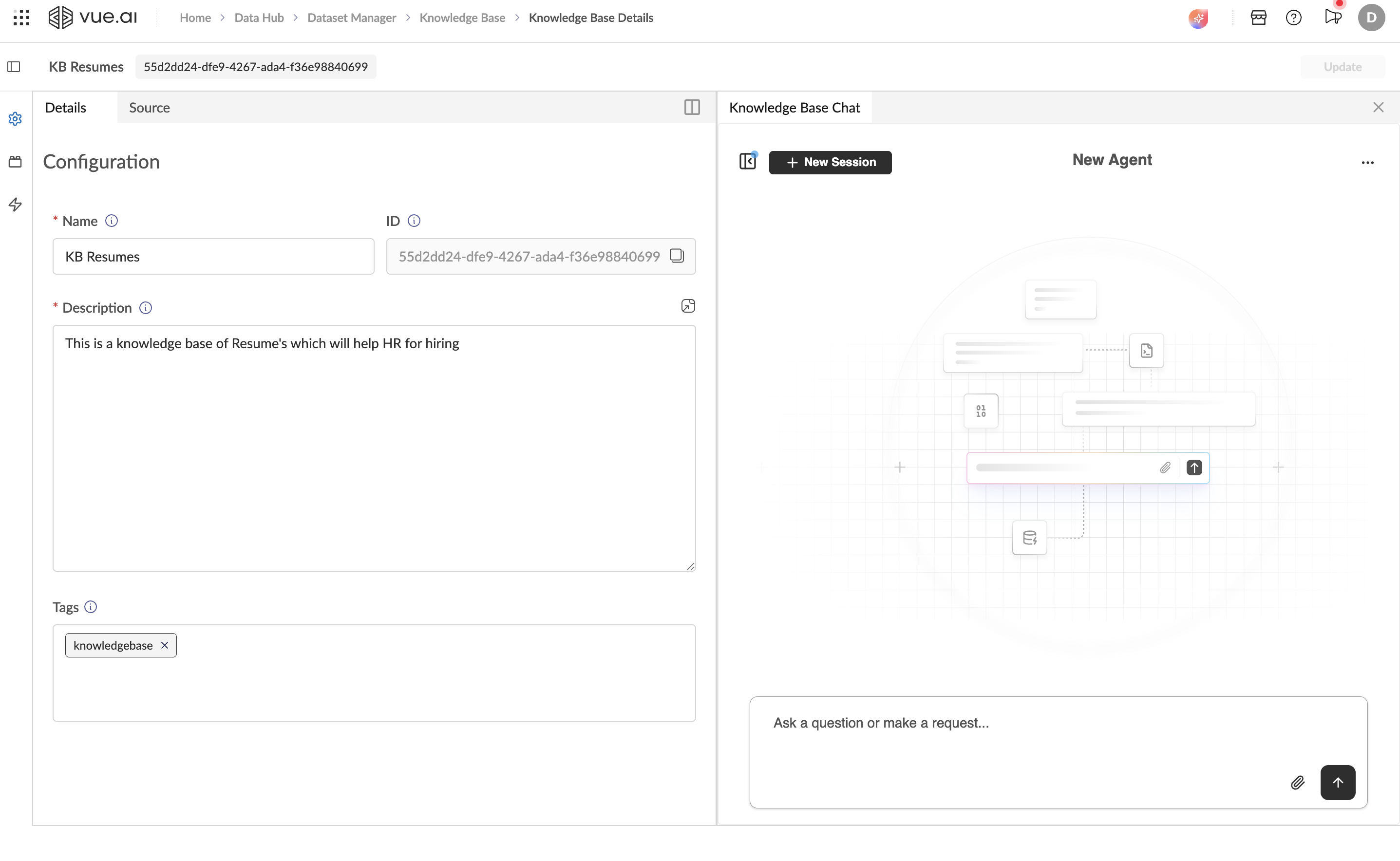 Knowledge Base Details tab